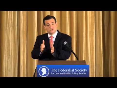 Sen. Ted Cruz Discusses the Obama Administration's Lawlessness with Federalist Society