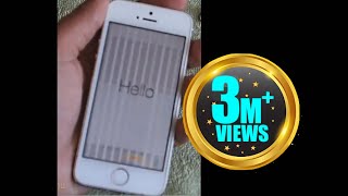 How to fix Vertical Lines on iPhone 5S | Unresponsive Screen 5S | White & Black Lines