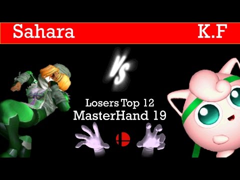 MasterHand 19 Winners Top 8 - Sahara(Sheik) vs. K.F(Jigglypuff)