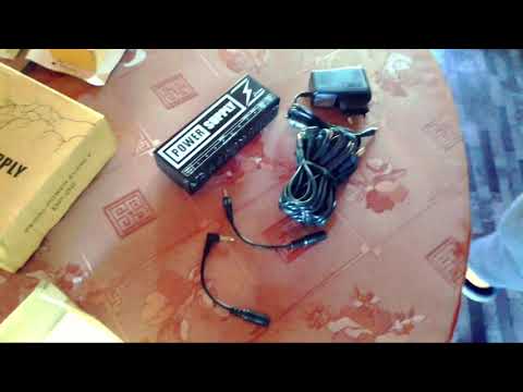 Donner DP-2 Guitar Pedal Power Supply Unboxing and quick test