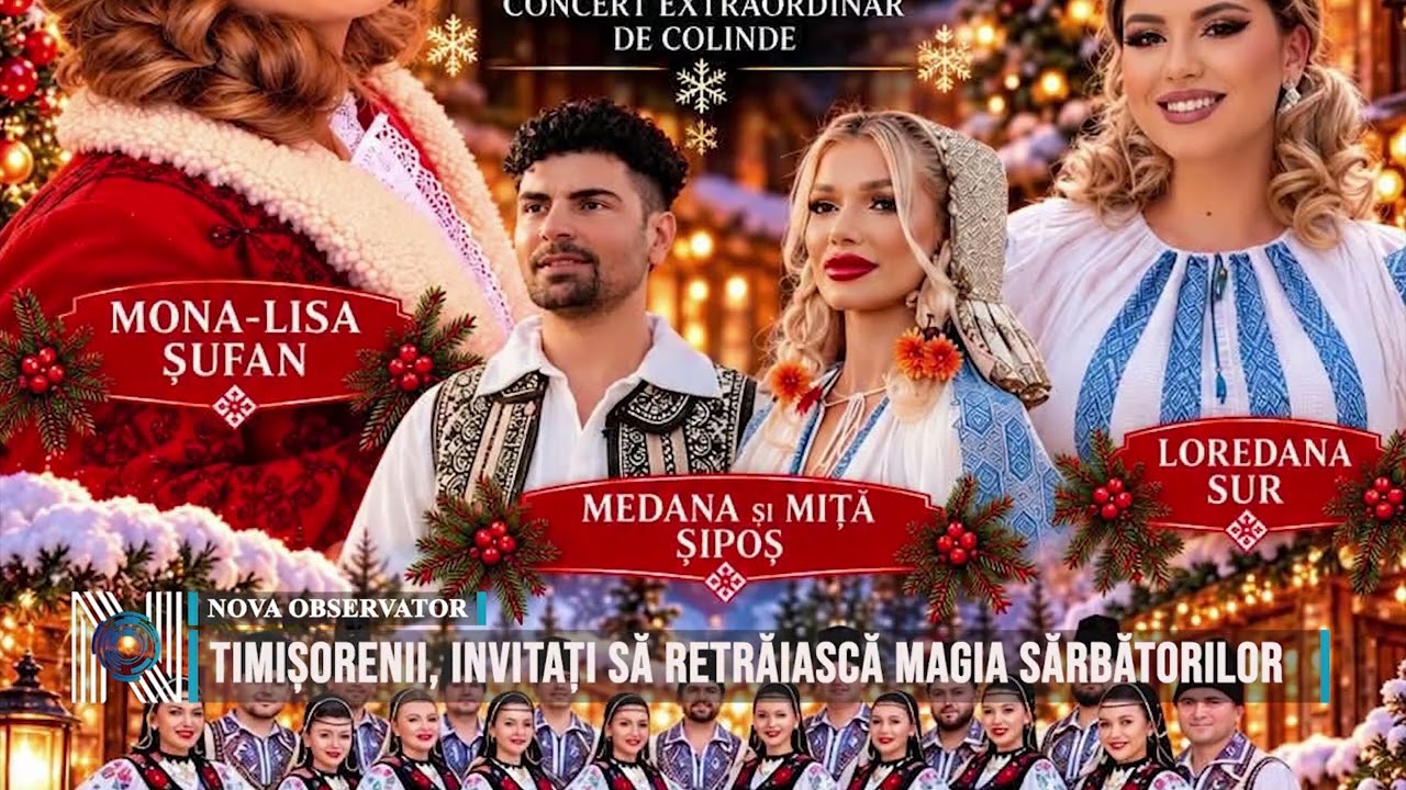 Timișorenii, invitați să retrăiască magia sărbătorilor