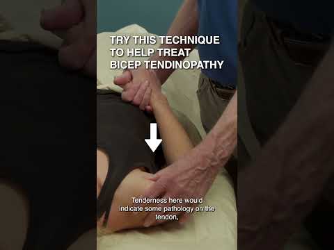 Try This Technique To Help Treat Bicep Tendinopathy