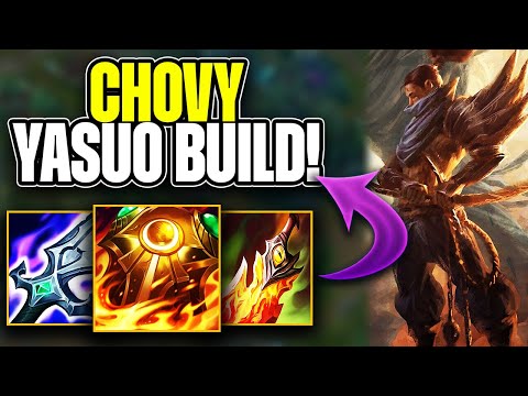 Using The CHOVY Build On Yasuo! Dropping 17 KILLS! It's Strong!! - League of Legends