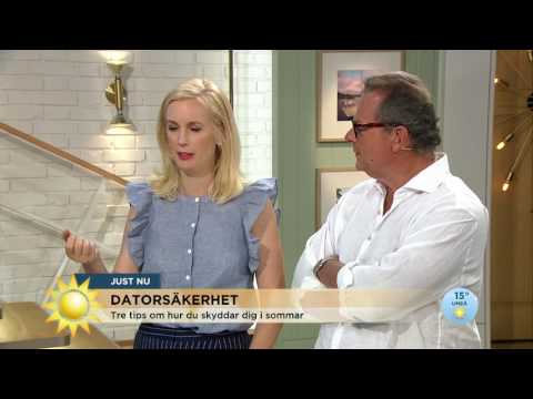 3 bästa tipsen: Så skyddar du dig mot nätbedragare i sommar  - Nyhetsmorgon (TV4)