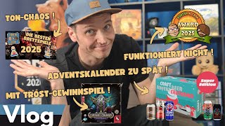 Warum klappt hier nichts? Tonprobleme, Hunter & Cron Award 2025, Kein Adventskalender? - Vlog