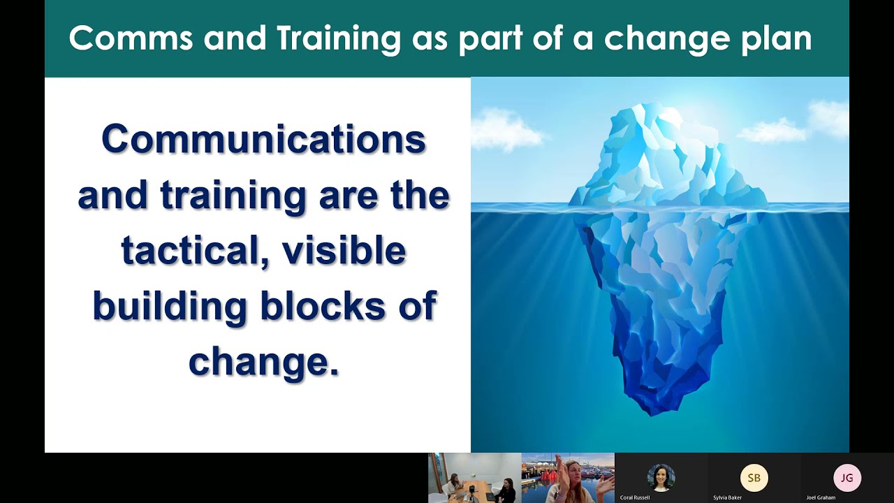 Change Management  -  Communications and Training