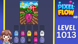 Pixel Flow Level 1013 Solution Walkthrough