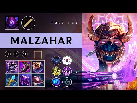 Malzahar Mid vs Zoe - KR Diamond Patch 26.01