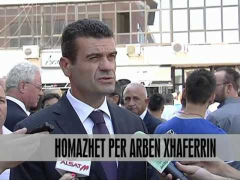 Homazhet për Arben Xhaferrin - Vizion Plus - News - Lajme