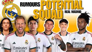 Real Madrid Potential Squad 2026-27 | Real Madrid Squad Based on Latest Transfer Rumours - Kane!