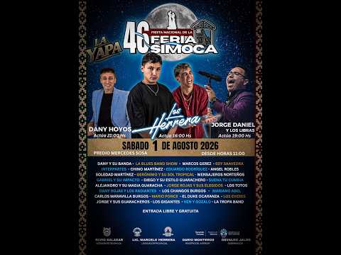 LA YAPA DE LA FIESTA DE LA FERIA DE SIMOCA 2026