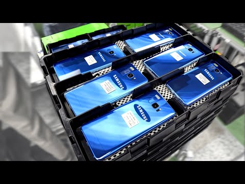 Samsung Factory: How Smartphones are manufactured Producing Mobile Phone - South Korea - & Iphone