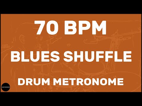 Blues Shuffle | Drum Metronome Loop | 70 BPM