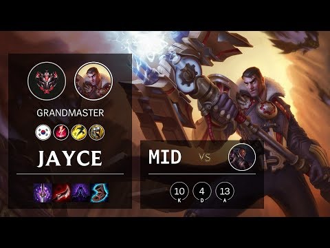 Jayce Mid vs Lucian - KR Grandmaster Patch 10.7