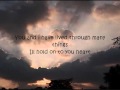 James Blunt - Cry lyrics on screen