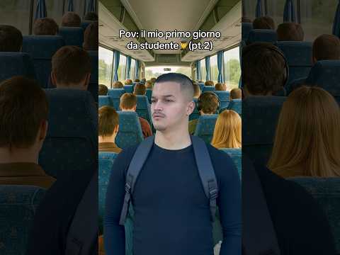 IL MIO PRIMO GIORNO DA STUDENTE 🧑‍🎓(pt.2)#ridere#perte#studente#alunni#prof#scuola#ironia
