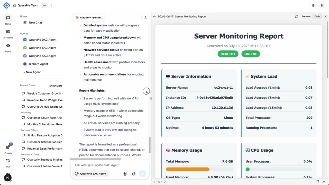 QueryPie AIP - Secure Enterprise Agentic AI Platform