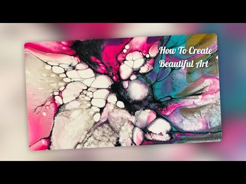 (267) Bloom Technique Using Pigments - Sheleeart - Acrylic Pour
