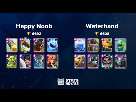Happy Noob vs Waterhand [TOP 200]