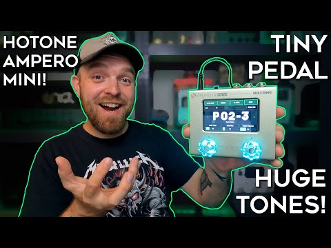 The TINIEST Amp Modeler Ever?! Let's Try Some HUGE Tones... (Hotone Ampero Mini)