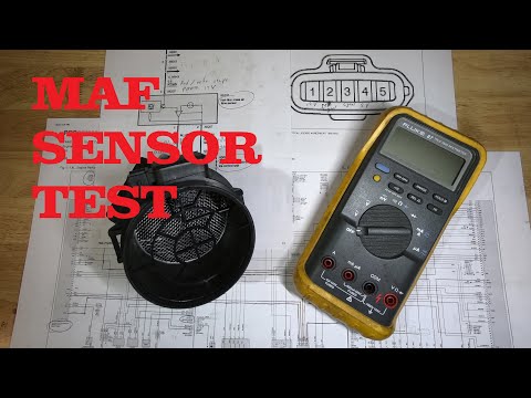 How to test Digital or Analog  Mass Air Flow (MAF) Sensor, With or Without wiring diagram, 3-5 wire