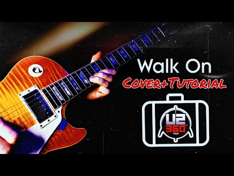 U2 - Walk On (Guitar Cover + Tutorial) 360° Tour Free Backing Track Line 6 Helix U22