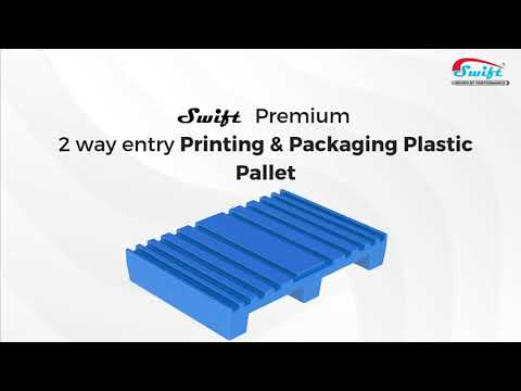 2 Way Entry Non- Reversible Plastic Pallet L1075 x W760 x H175 mm