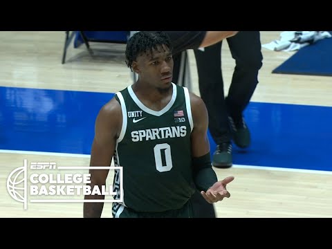 密歇根州立大學和杜克大學在前十名的對決中爭奪冠軍 [HIGHLIGHTS] | ESPN大學籃球頻道 (Michigan State and Duke battle in top-10 showdown [HIGHLIGHTS] | ESPN College Basketball)