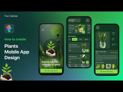 Plant App UI Design in Figma 🌿 | Mobile App Prototyping for Beginners