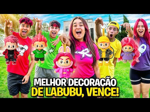 QUEM DECORAR MELHOR SEU LABUBU, VENCE ! O melhor leva a coleção completa !