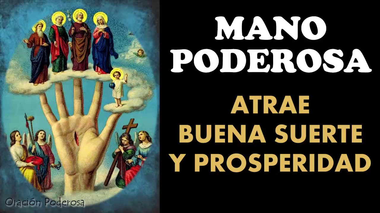 Mano poderosa, atrae buena suerte y prosperidad