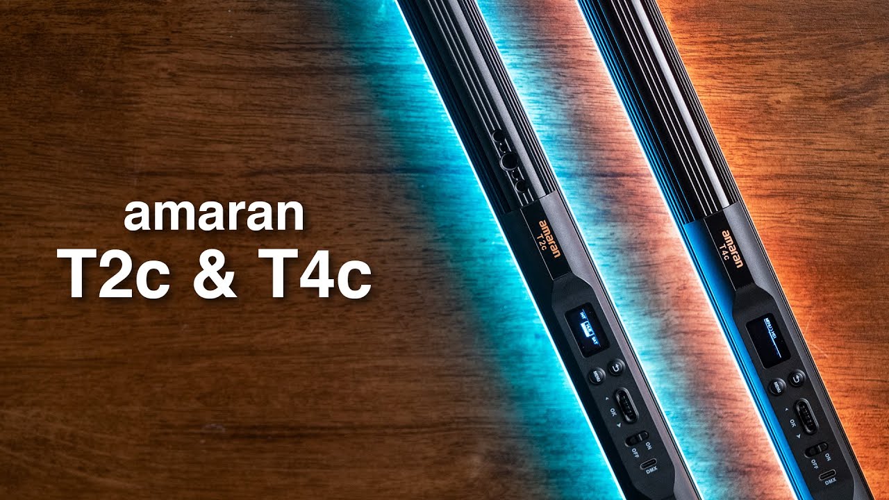 Unremarkably Excellent! Aputure amaran T2c and T4c RGBWW LED Tube Review