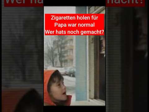 Zigaretten holen für Papa war normal  #80er #nostalgie #erinnerungen