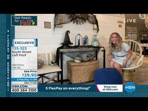 South Street Loft Pouf