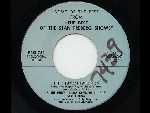 Stan Freberg 'The Zazaloph Family / The Puffed Grass Commercial' 1957 45 rpm