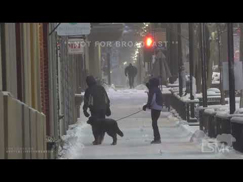 01-16-2022 Greenville, SC - Transition From Snow to Sleet To Freezing Rain And Ongoing Snow Removal