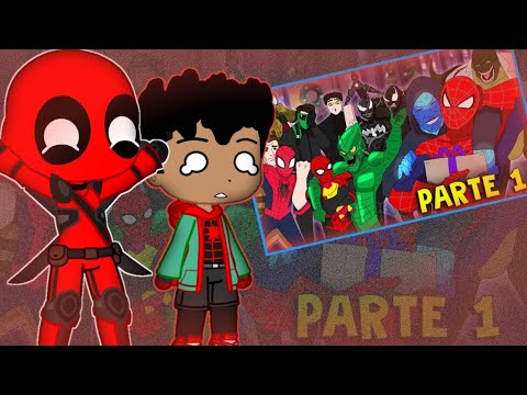 Aranhaverso + Deadpool//Reagindo ao amigo oculto dos homens-aranhas parte 1 |@VoiceMakers (3/4)🎁