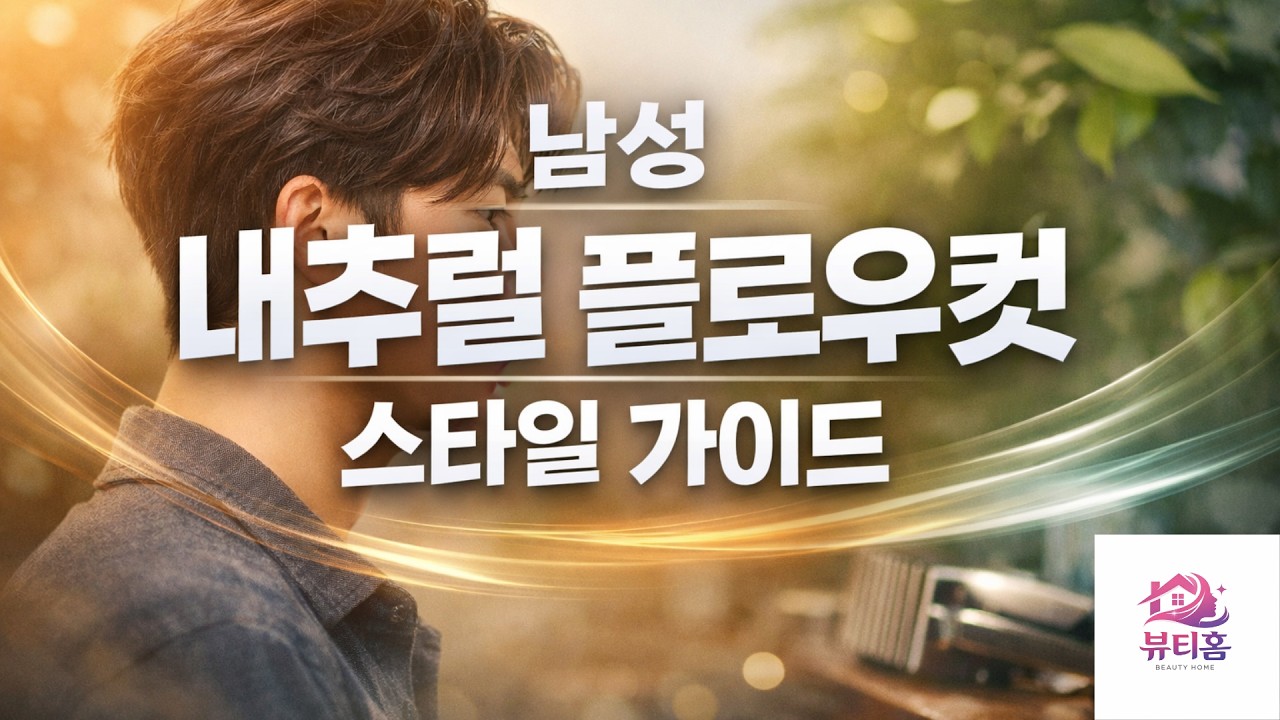 남성 내추럴 플로우컷 스타일 가이드