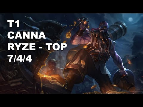 T1 Canna Top Ryze vs Sett - KR Challenger Patch 10.9