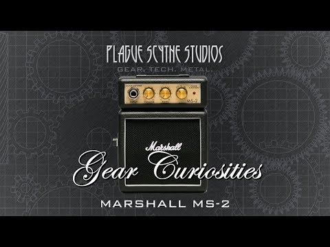 Gear Curiosities: Marshall MS-2 - A Great Pedal Disguised as a Pitiful Amp