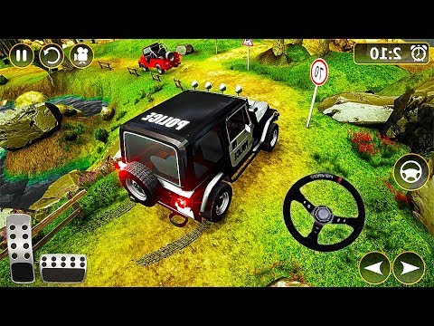 Offroad Police Jeep 4x4 Driving & Racing Simulator - Police Car Driving Game - Android GamePlay
