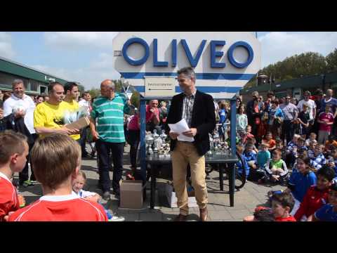 Millennium Toernooi OLIVEO prijsuitreiking F en E-Jeugd 2015