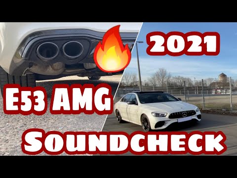 2021 Mercedes AMG E53 pure SOUND | STARTUP | DRIVE SOUND 💥