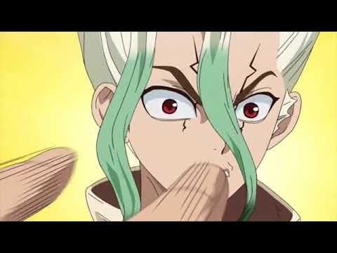 Senku tries to revive Yuzuriha