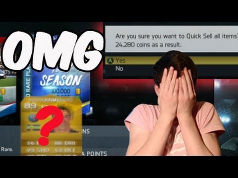 DISCARDING 2 X 100K PACKS WITHOUT LOOKING... NO WAY.. FIFA 14 ULTIMATe TEAM