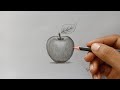 How to draw a realistic apple by pencil for beginners | Blending and shading | Easy way of drawing