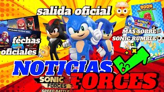 ‼️📣NOTICIAS FORCES📣‼️ Actualizado , entra y enterate de lo mas nuevo 👀 en #sfsb #sonicrumble