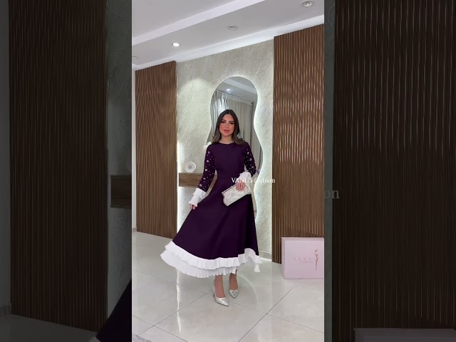 7180 -  فستان سهرة ميدي