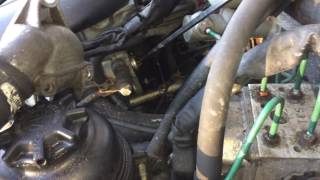 How to change thermostat 98 99 00 01 02 Saab 9-3
