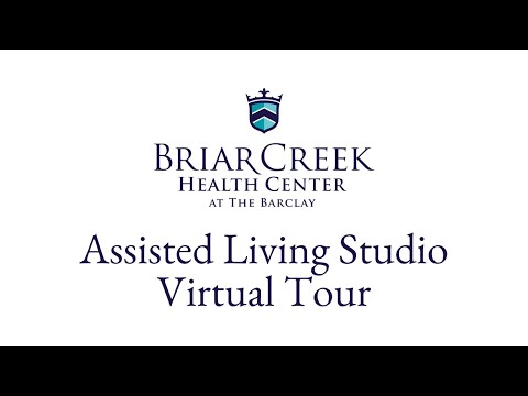 Assisted Living Studio Apartment Virtual Tour - The Barclay at SouthPark, Senior Living Community